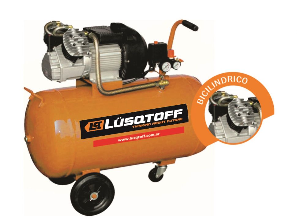 COMPRESOR DE AIRE 4 HP Y 100 LTS. LUSQTOFF