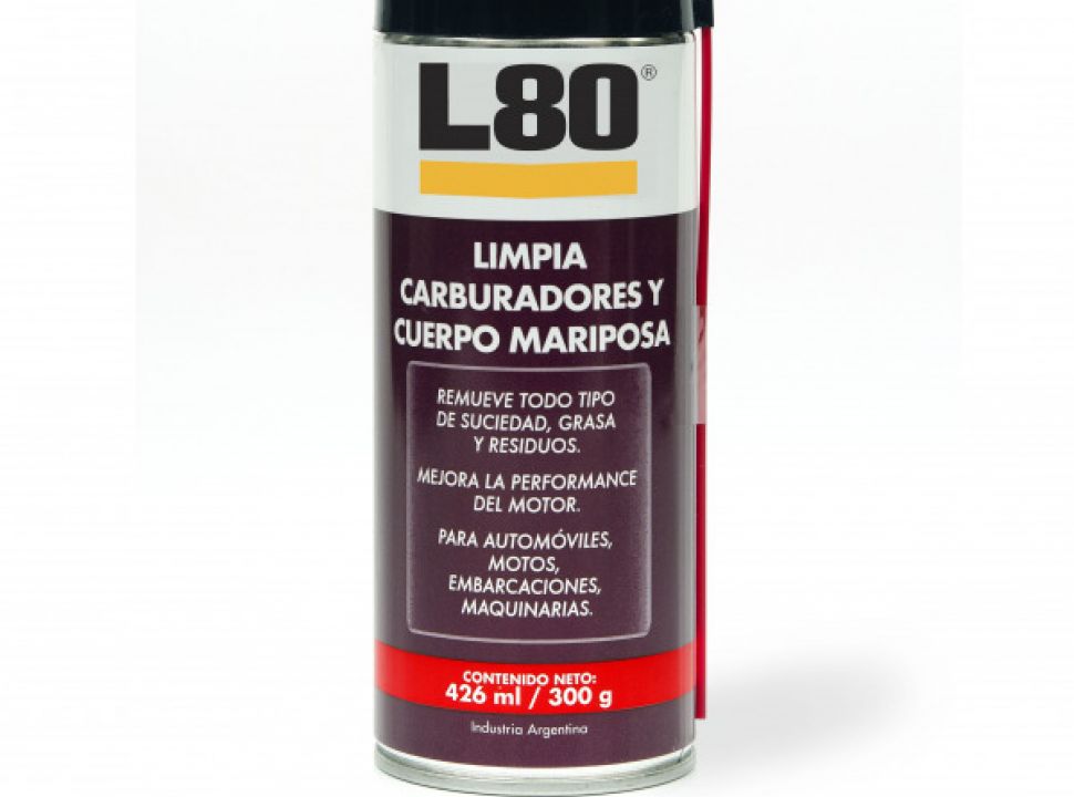 Aerosol L80 Limpia Carburadores y cuerpo Mariposa