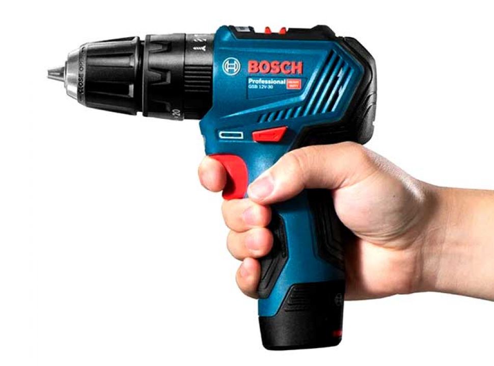 Taladro percutor a batería Bosch GSB 12V-30 – Cifer