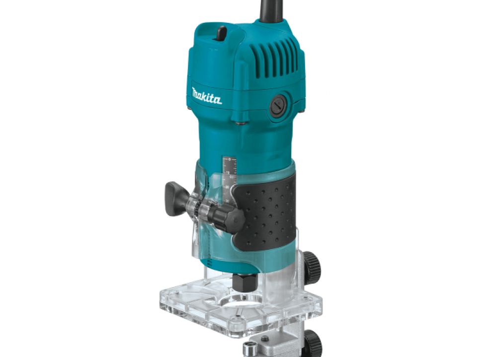 Fresadora Makita 3709 de 1/4 530 W